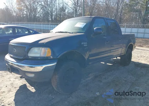 2002 Ford F-150 Lariat/Xlt from USA, damaged, VIN 1FTRW08L22KD36714